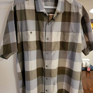 Kuhl Men's Casual Plaid Shirt - Blue and Brown